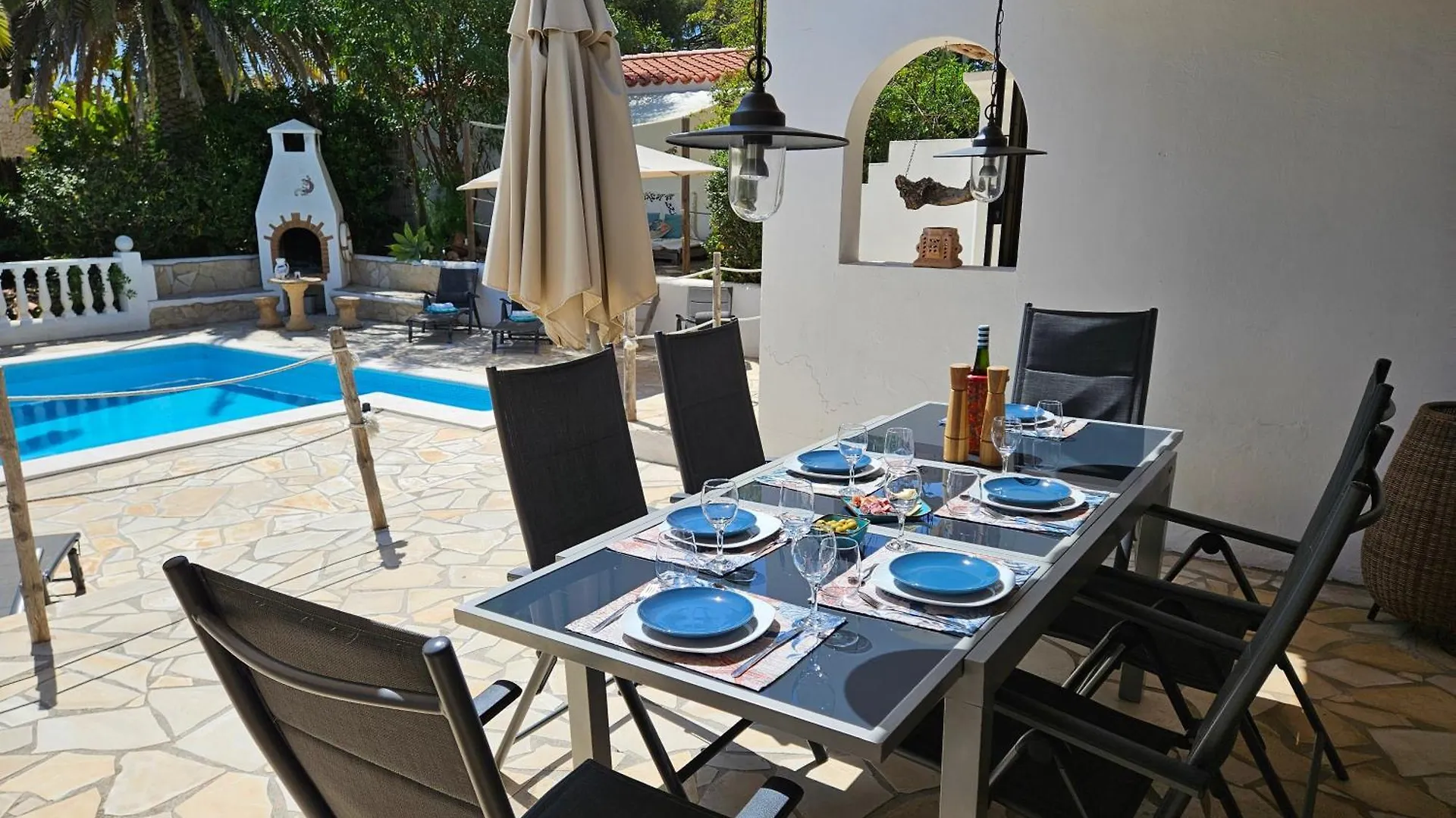 Private Villa Mit Eigenem Pool Unter Palmen Cala Llena